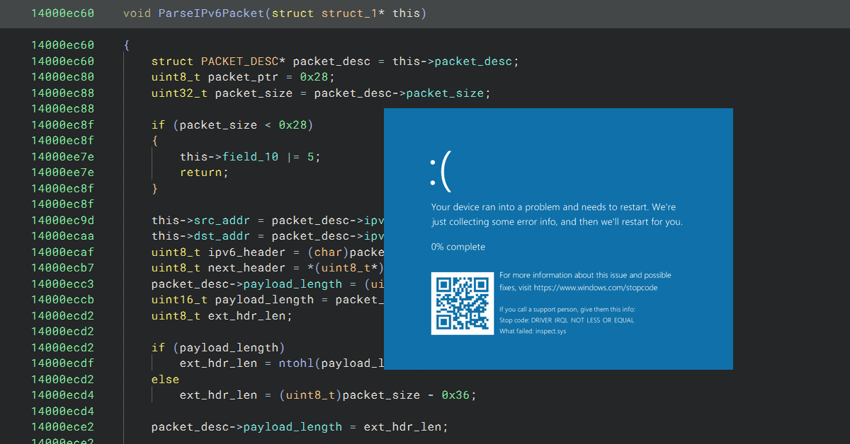 ComoDoS - Exploiting a Remote Kernel Vulnerability in Comodo Internet Security